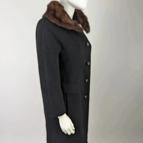 Vintage 50's/60's Franklin Simon New York Wool Dress Coat - Picture 5 of 7